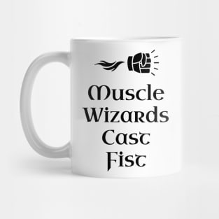 Muscle Wizards Cast Fist - RPG Mug